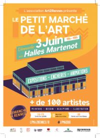 Le Petit Marché de l'Art. Le dimanche 3 juin 2018 à RENNES. Ille-et-Vilaine.  11H00